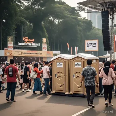 Grand Wisata Bekasi Tetap Nyaman dengan Toilet Portable
